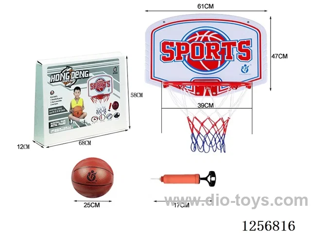 Hanging backboard: 61.5*47.5CM, hoop diameter: 39CM