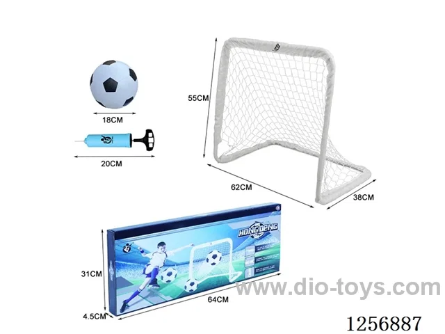 60CM Small Iron Soccer Goal (Includes Soccer Ball + Pump)