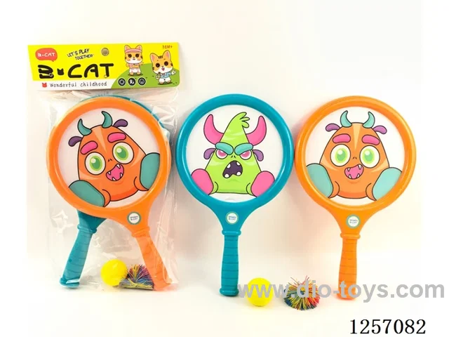 38CM Elastic Fabric EVA Ball Bouncy Racket
