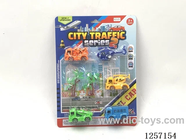 pull back City Car Set