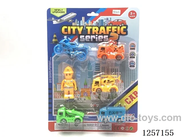 pull back City Car Set