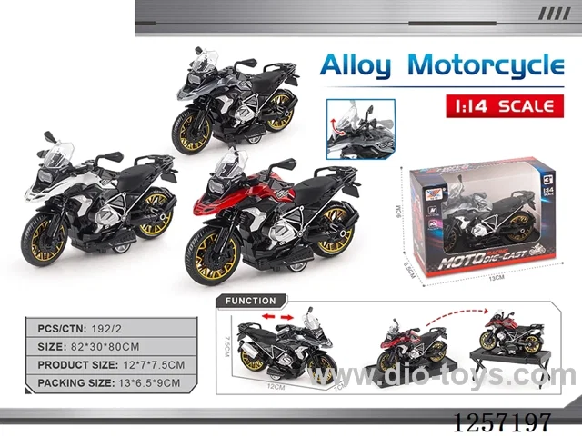 1:14 alloy motorcycle