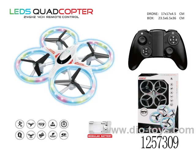 Fixed-height small quadcopter