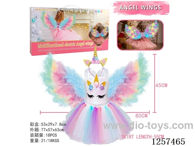 Feather Handmade Angel Wings + Dress + Headpiece