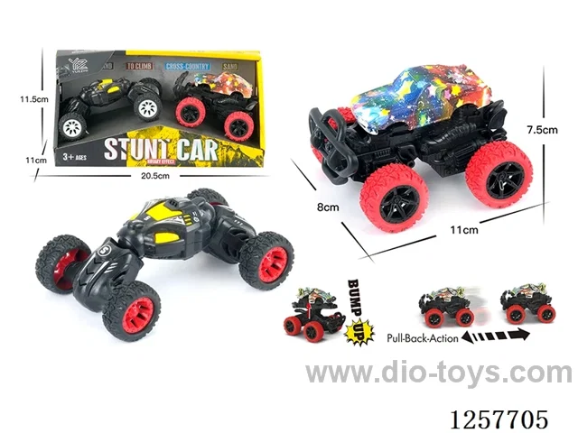 Collision Deformation Car + pull back Climbing Car (3-Model Mix)
