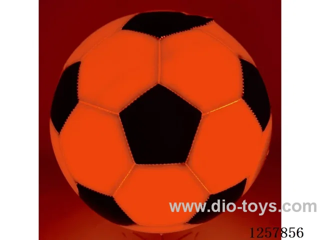 18cm Orange Light-Up Soccer Ball Battery-Operated