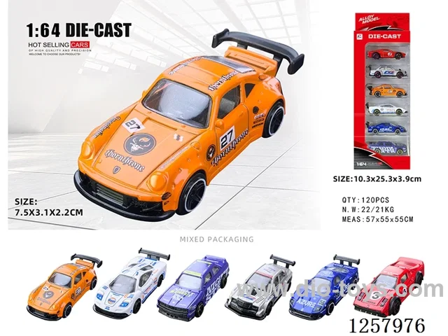 1:64 free wheel alloy car
