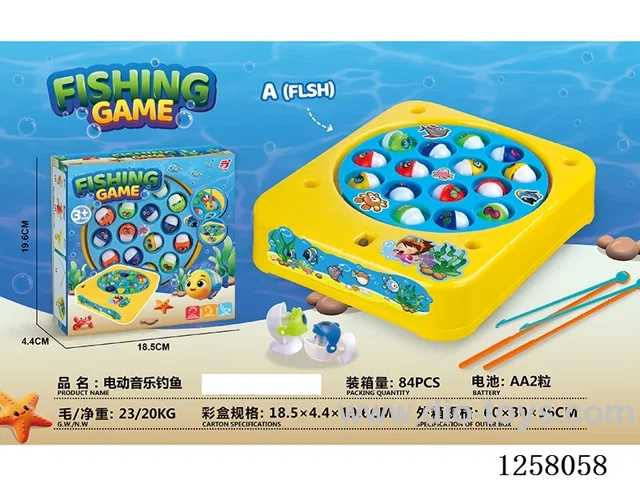 B/O fishing toys with music