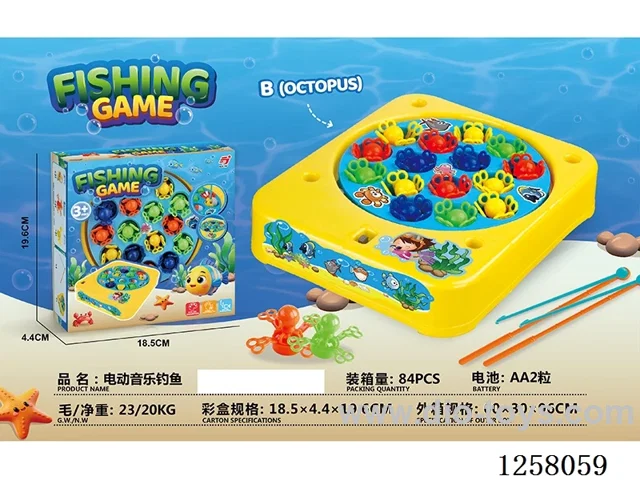 B/O fishing toys with music