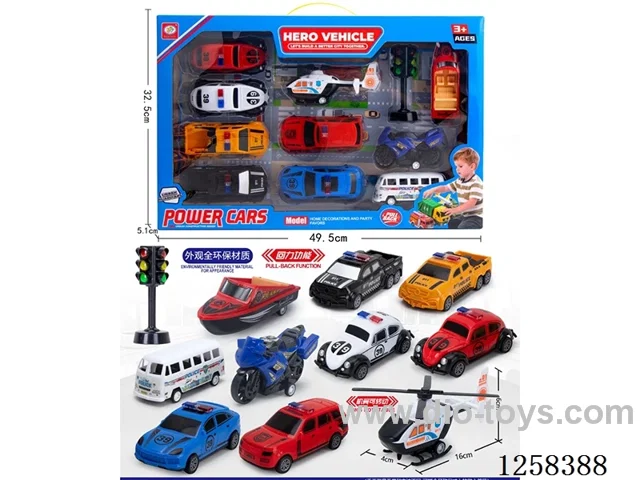 pull back car set