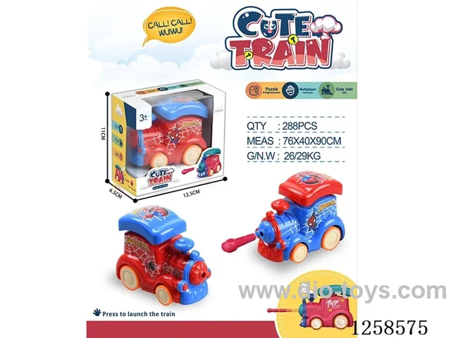 Spider-Man Push Train with Bullet Launch