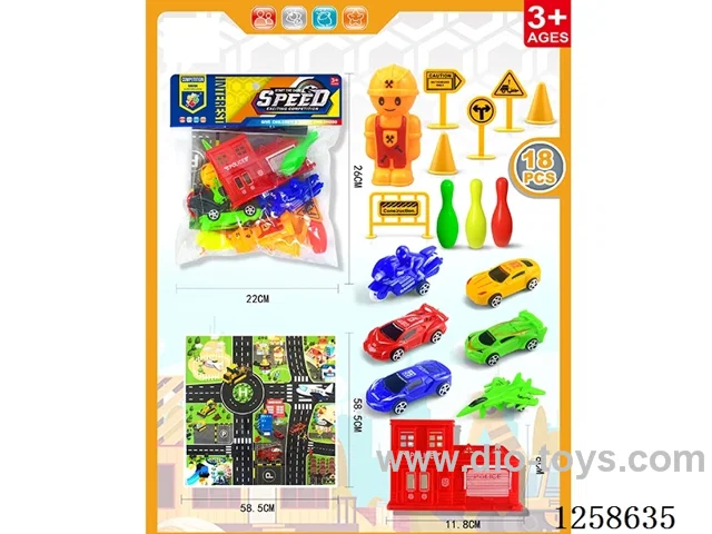 pull back car set