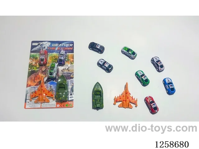 pull back Tin Toy Car Set