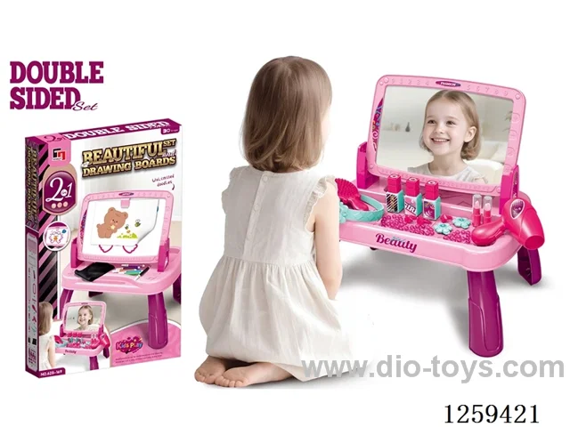 Learning table+dressing table 2-in-1