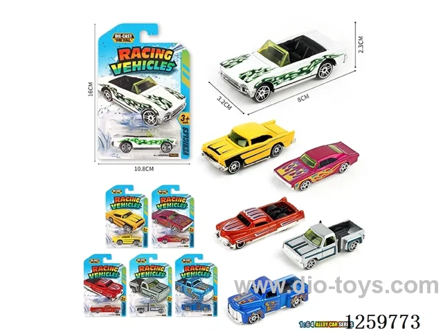 1:64 free wheel alloy car