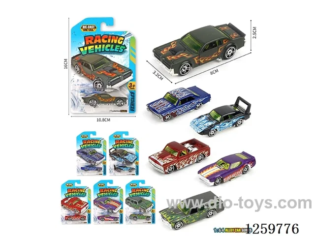 1:64 free wheel alloy car