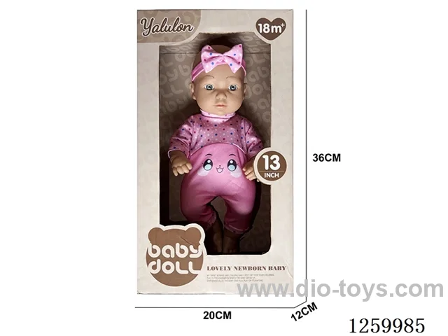 13-inch fully Vinyl newborn doll