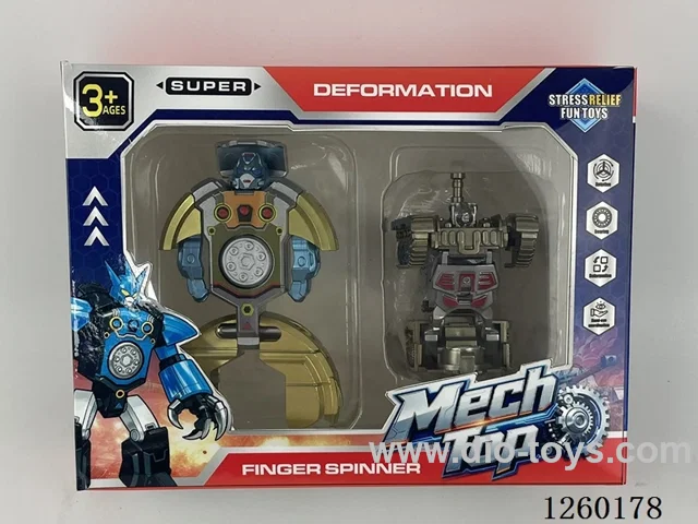 Transforming Robot Tank Spinner Set