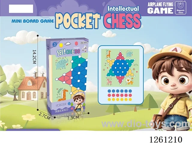 Magnetic Foldable Checkers