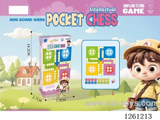 Magnetic Foldable International Flying Chess