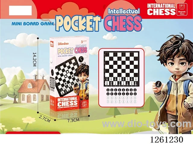 Magnetic Folding Chess