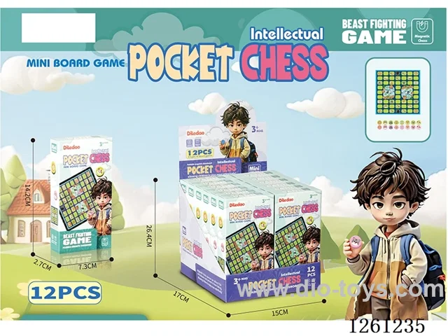 Magnetic Folding Beast Chess 12PCS