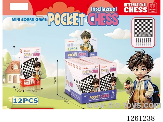 Magnetic Folding Chess 12PCS