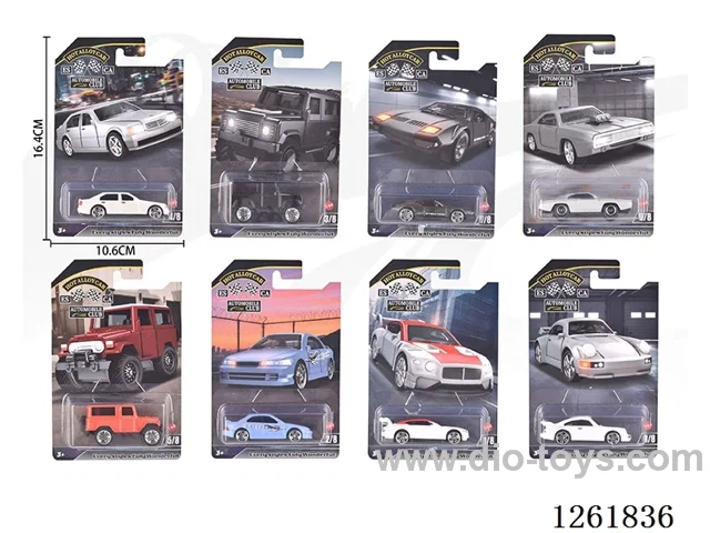 1:64 free wheel alloy car