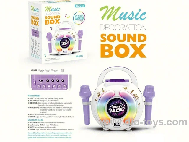 Round Bluetooth speaker / Purple