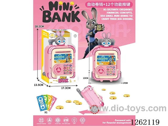Zootopia Trolley Suitcase Piggy Bank