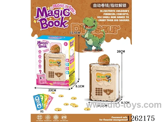 Magic Book Piggy Bank