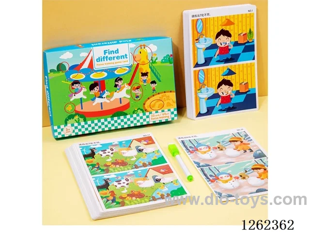 Spot the Difference Game (2 Styles) (350gsm White Cardstock)