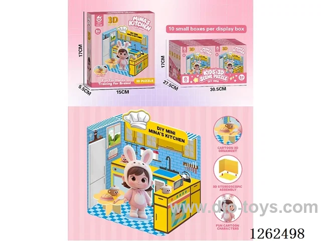 3D Puzzle 10PCS