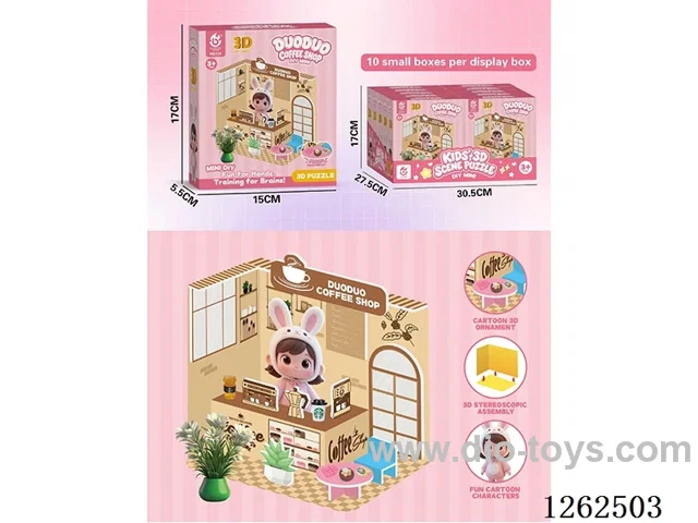 3D Puzzle 10PCS