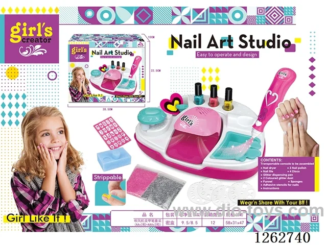 Hair Dryer Nail Art Pen Set (not included battery)