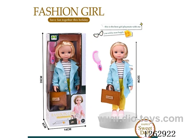 12 Inch fully vinyl fashion doll