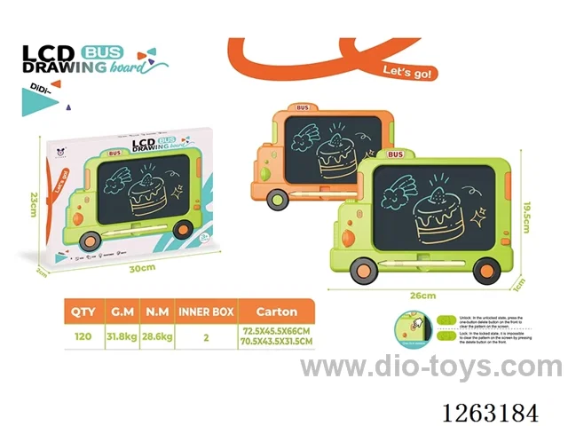 Bus color LCD handwriting board