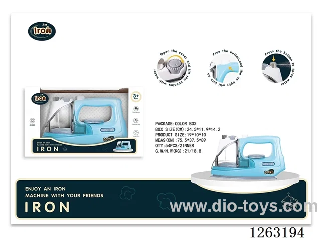 electric hot iron (with light, IC)