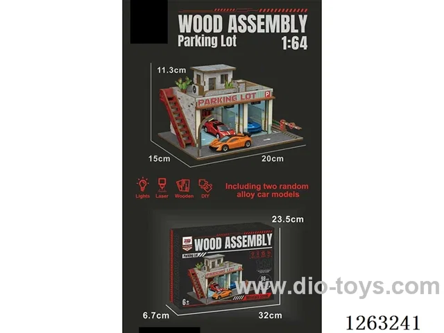 DIY Wooden Assembly Scene Model (CPC)