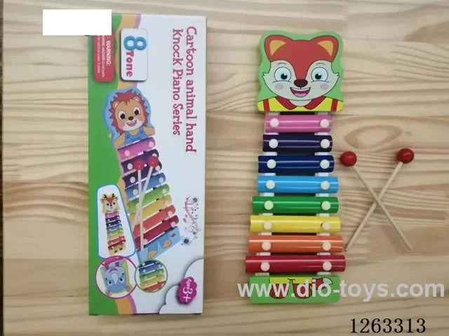 Wooden fox Xylophone toy