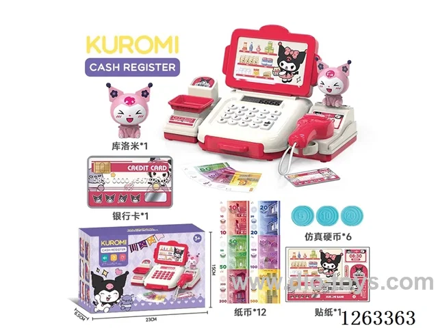 Cashier-With Calculator Function (Red)