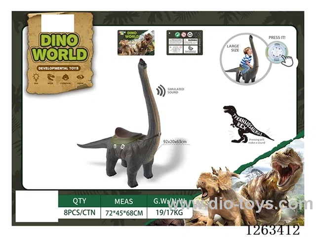 Simulated enamel dinosaur