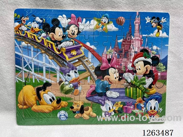 60 puzzle pieces (Mickey Park)