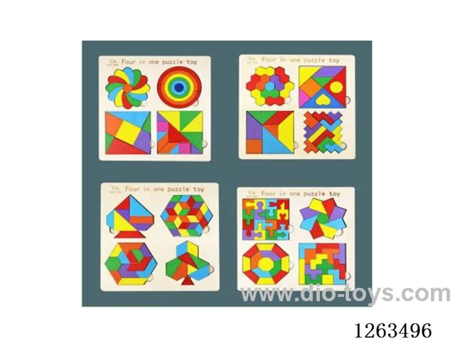 Puzzle Wooden toys 4 in 1