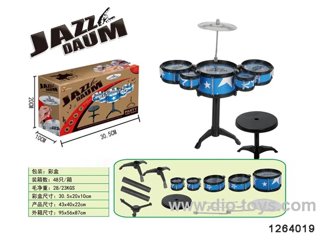 small size drum sets in color box
