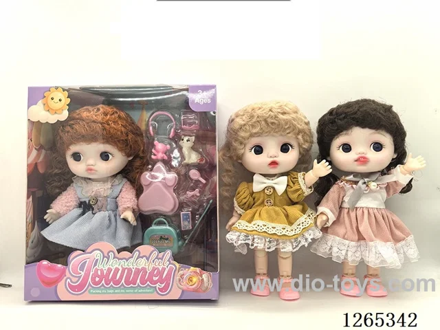 8 inch doll 3 mixed