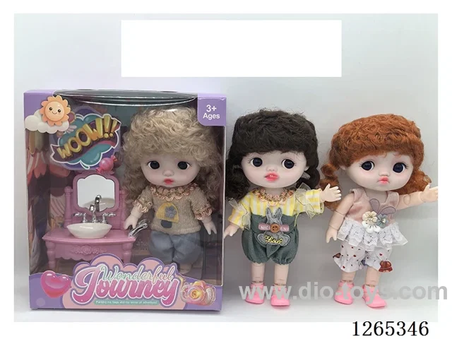 8 inch doll 3 mixed