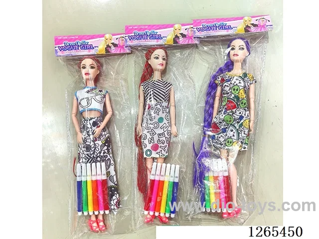 11.5 inch 11-joint Barbie Graffiti set