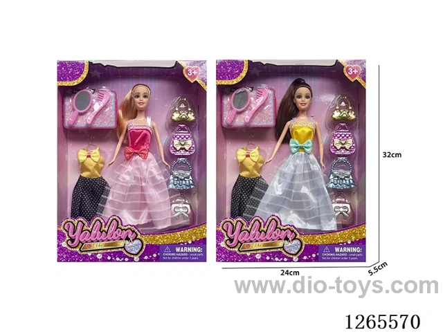 11.5 inch Barbie set 2 mixed
