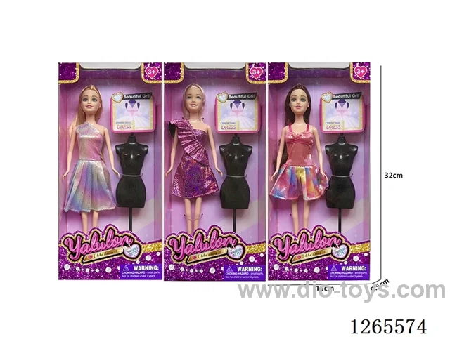 11.5 inch Barbie set 3 mixed